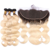 RAW Human Hair - Bundle Package with Frontal